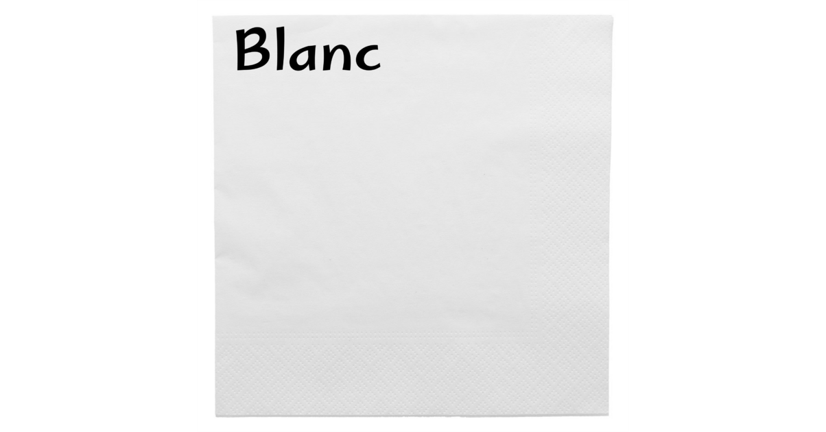 Serviette Papier Personnalisée | ProSaveurs | 102.30P